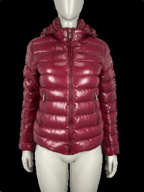 Pyrenex Hooded Red Heritage Puffer Jacket Size EU 36 / US 4